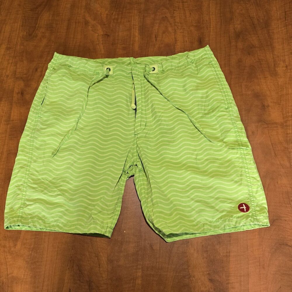 Relwen Mens Cotton Nylon Blend 3 Pocket Drawstring Waistline Hybrid Shorts L